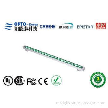 Outdoor 12 W Waterproof RGB Led Wall Washer Light with DMX